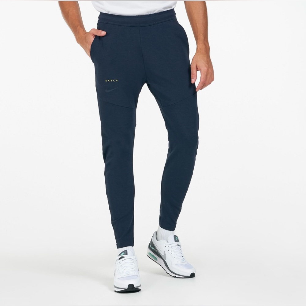 Nike FC Barcelona Soccer Tech Pack Men Althletic Sportwears Pant Slim Fit SIZE S